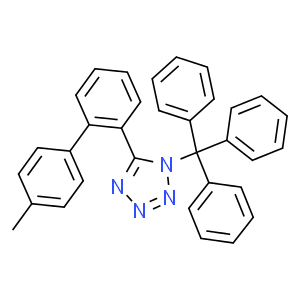 N-(三苯基甲基)-5-(4'-甲基聯苯-2-基)四氮唑